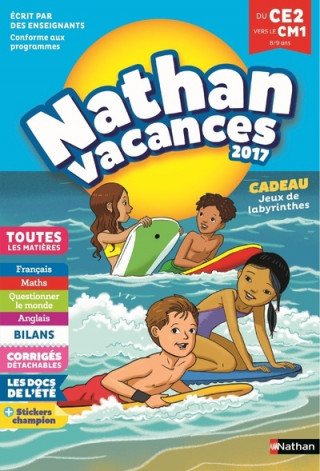 Nahan Vacances 2017 Primaire du CE2 vers le CM1 8/9 ans