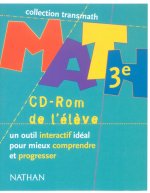 Transmath 3e- manuel numérique - Cdrom - tarif adoptant