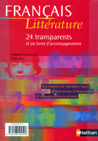 FRANCAIS LITTERATURE 24 TRANSPARENTS 2004 ET UN LIVRET D'ACCOMPAGNEMENT