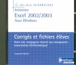 CD-ROM EXCEL 2002/2003 (LUTRIN) PROFESSEUR 2005