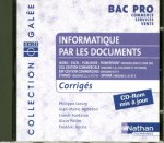 INFORM DOC BPRO COM/SCE/VTE CDROM PR2006 CORRIGES COLLECTION GALEE