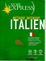 VOIE EXPRESS ITALIEN METHODE INTENSIVE PACKAGE EDITION 98