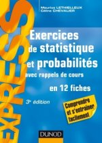 Exercices de statistique et probabilités - 3e éd. - Avec rappels de cours