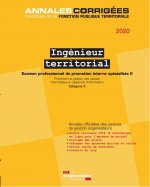 Ingénieur territorial 2020 - Prévention et gestion des risques - informatique