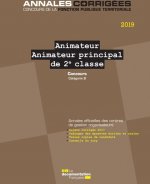 Animateur principal de 2e classe 2019 - Concours catégorie b