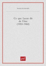 Ce que Lacan dit de l'être