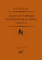Leçons sur l'éthique et la théorie de la valeur (1908-1914)