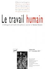 Le travail humain 2017 - vol. 80 - n° 4