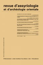 Revue d'assyriologie 2020, vol. 114