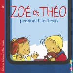 Zoé et Théo prennent le train