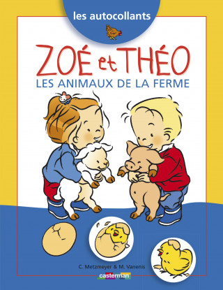 Les autocollants Zoé et Théo