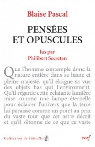Blaise Pascal - Pensées et opuscules