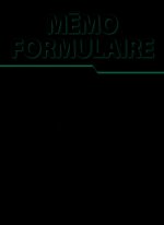 Mémo Formulaire lycées enseignement supérieur, 3e édition (2015) - Référence
