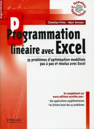 Programmation lineaire avec Excel