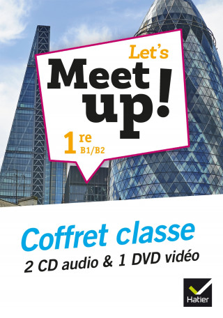Let's Meet up ! - Anglais 1re Éd. 2019 - Coffret CD DVD