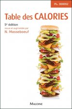 TABLE DES CALORIES, 5E ED.