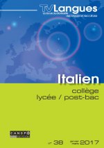 TVLANGUES ITALIEN COLLEGE LYCEE-POSTBAC N 38  2017