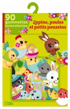 GOMMETTES LAPINS POULES POUSS
