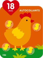 AUTOCOLLANTS GRANDIR LA POULE