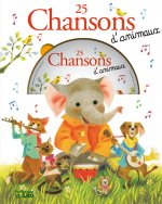 LIVRE CD 25 CHANSONS ANIMAUX
