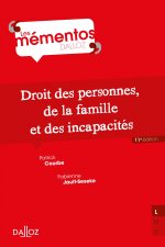 Droit des personnes, de la famille et incapacités. 11e éd.