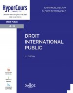 Droit international public. 12e éd.