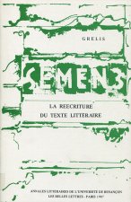 La Réécriture du texte littéraire