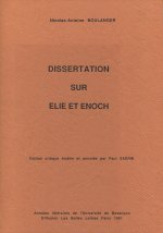 Dissertation sur Elie et Enoch