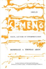 Texte, lecture et interprétation - hommage à Thomas Aron