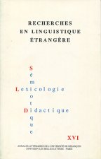 Sémiotique, lexicologie, didactique