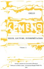 Texte, lecture et interprétation