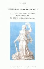 Le triomphe du droit naturel - la constitution de la doctrine révolutionnaire des droits de l'homme, 1787-1789