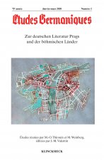 Études germaniques - N°1/2020