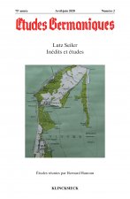 Études germaniques - N°2/2020
