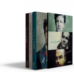 Coffret cent poemes de Paul Verlaine, d'Arthur Rimbaud, de Charles Baudelaire
