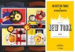 Sets & recettes comme a new york - 40 sets de table + 40 fiches recettes