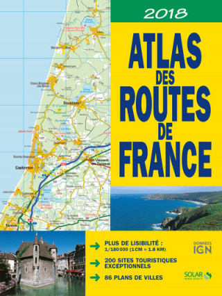 Atlas des routes de France 2018