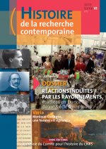 Histoire de la recherche contemporaine - tome 6 numéro 1 - 2017