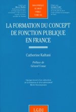 la formation du concept de fonction publique en france