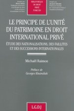 le principe de l'unité du patrimoine en droit international privé