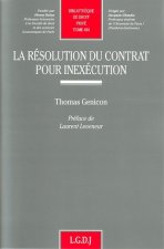 la résolution du contrat pour inexécution