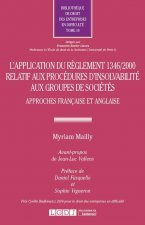 L APPLICATION DU REGLEMENT 1346/2000 RELATIF AUX PROCEDURES D'INSOLVABILITE