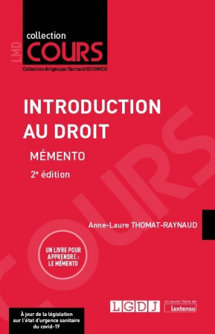 Introduction au droit (Thomat-Raynaud)(Brožovaná)