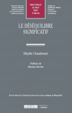 Le déséquilibre significatif