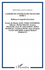 Cahiers de littérature française Tome V