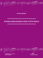 Etudes burlesques pour flûte seule