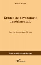 Etudes de psychologie expérimentale