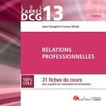 carrés dcg 13 - relations professionnelles - 3ème édition