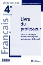 Français 4ème Professeur - Passeurs de textes (Cycle 4) - 2016