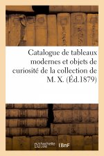 Catalogue de Tableaux Modernes Et Objets de Curiosite de la Collection de M. X.
